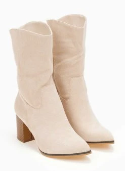 The Fashion Project Μποτάκια Suede με ξύλινο τακούνι - Μπεζ 11 The Fashion Project Μποτάκια Suede με ξύλινο τακούνι - Μπεζ -The Fashion Project κατάστημα mpotakia mutera suede me ksulino takouni 107075 rdd5