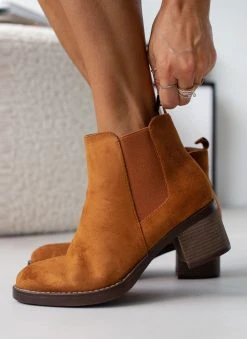 The Fashion Project Μποτάκια αστραγάλου Suede με λάστιχο - Ταμπά 13 The Fashion Project Μποτάκια αστραγάλου Suede με λάστιχο - Ταμπά -The Fashion Project κατάστημα mpotakia suede astragalou me lastixo 105736 d5ue