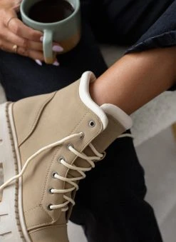 The Fashion Project Αρβυλάκια Suede με Chunky σόλα - Πούρο -The Fashion Project κατάστημα mpotakia suede me chunky sola 106907 knzd