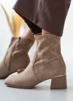 The Fashion Project Μποτάκια Suede με ελαστική γάμπα - Πούρο 10 The Fashion Project Μποτάκια Suede με ελαστική γάμπα - Πούρο -The Fashion Project κατάστημα mpotakia suede me elastiki gampa 106489 5zn5
