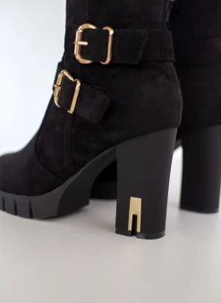 The Fashion Project Μποτάκια Suede με μεταλλικά στοιχεία - Μαύρο 10 The Fashion Project Μποτάκια Suede με μεταλλικά στοιχεία - Μαύρο -The Fashion Project κατάστημα mpotakia suede me metallika stoixeia 106478 2jhs