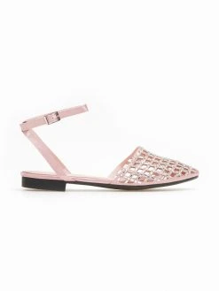 The Fashion Project Μπαλαρίνες με στρας - Ροζ