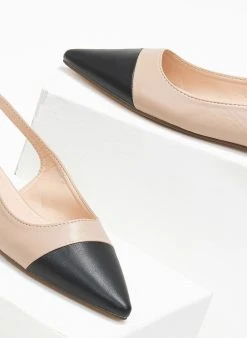 The Fashion Project Μπαλαρίνες μυτερές με λουράκι - Μπεζ -The Fashion Project κατάστημα mules mutera me louraki 110846 8kx1