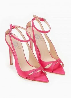 Estil Πέδιλα με μπαρέτα και ανοίγματα Tfp - Φούξια 10 Estil Πέδιλα με μπαρέτα και ανοίγματα Tfp - Φούξια -The Fashion Project κατάστημα mutera saten pedila 103212 i29n