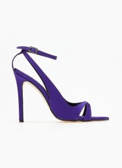 Estil Πέδιλα με μπαρέτα και ανοίγματα Tfp - Μωβ