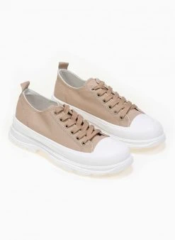 The Fashion Project Sneakers πάνινα με ιδιαίτερη σόλα - Πούρο -The Fashion Project κατάστημα panina sneakers idiaiteri sola 87912 63b5