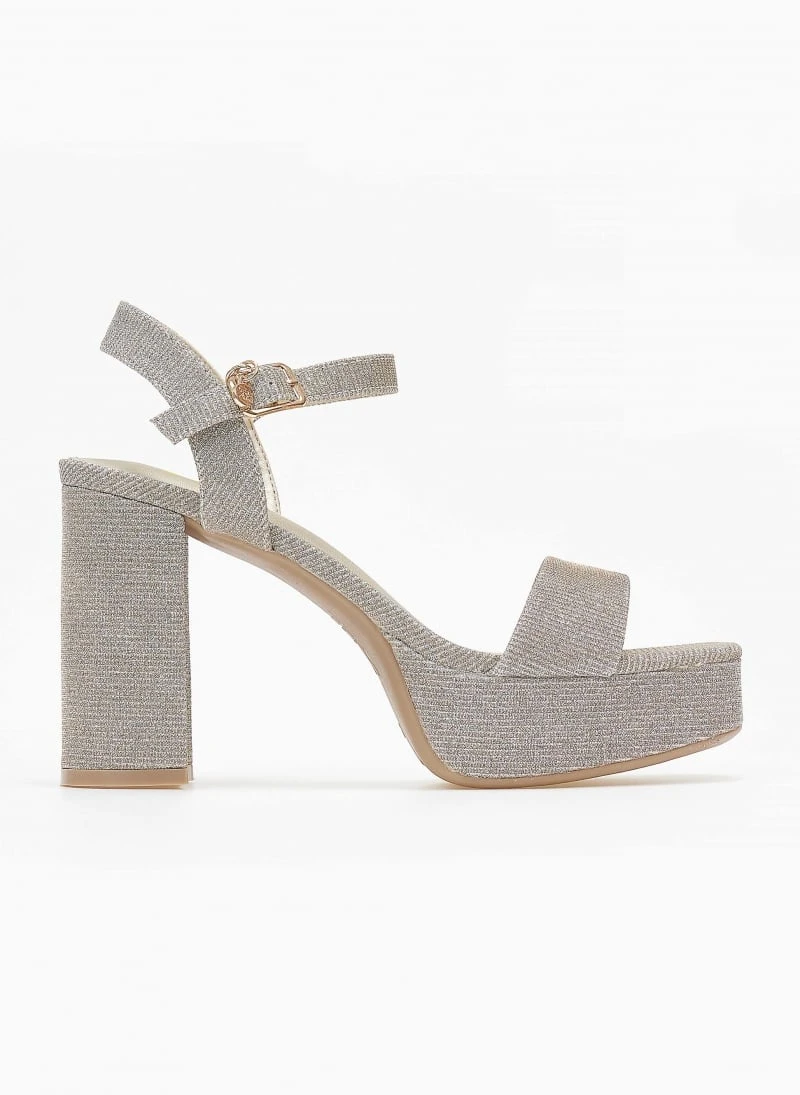 Xti Footwear Πέδιλα με μπαρέτα και Glitter Xti141260 - Χρυσό 1 Xti Footwear Πέδιλα με μπαρέτα και Glitter Xti141260 - Χρυσό