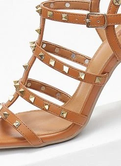 Xti Footwear Πέδιλα καρέ με τρουκς Xti 141428 - Ταμπά -The Fashion Project κατάστημα pedila kare me trouks xti 141428 110228 arw3