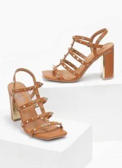 Xti Footwear Πέδιλα καρέ με τρουκς Xti 141428 - Ταμπά -The Fashion Project κατάστημα pedila kare me trouks xti 141428 110228 gp79