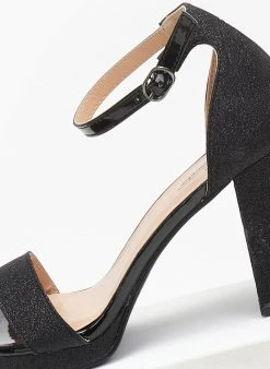 TFP Πέδιλα με μπαρέτα και Glitter - Μαύρο 6 TFP Πέδιλα με μπαρέτα και Glitter - Μαύρο -The Fashion Project κατάστημα pedila me glitter kai mpareta 110649 4ke6