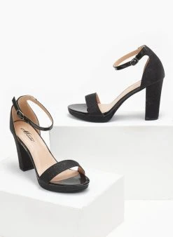 TFP Πέδιλα με μπαρέτα και Glitter - Μαύρο 7 TFP Πέδιλα με μπαρέτα και Glitter - Μαύρο -The Fashion Project κατάστημα pedila me glitter kai mpareta 110649 vc8p