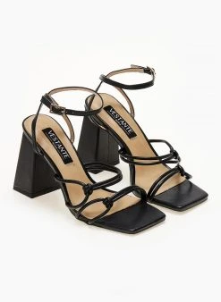 The Fashion Project Πέδιλα με μπα΄ρετα και κόμπους στα λουράκια - Μαύρο 9 The Fashion Project Πέδιλα με μπα΄ρετα και κόμπους στα λουράκια - Μαύρο -The Fashion Project κατάστημα pedila me kompous sto plai 104678 jz50