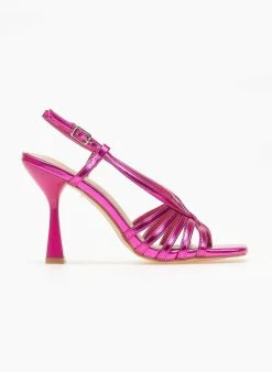 The Fashion Project Πέδιλα με λεπτά λουράκια - Φούξια