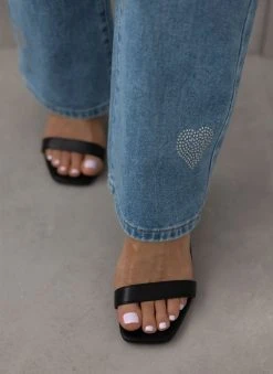 The Fashion Project Πέδιλα με μπαρέτα - Μαύρο