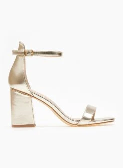 The Fashion Project Πέδιλα με μπαρέτα - Χρυσό