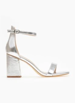 The Fashion Project Πέδιλα με μπαρέτα - Ασημί