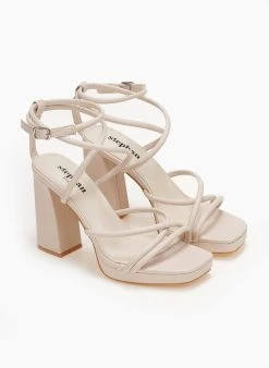 The Fashion Project Πέδιλα με μπαρέτα - Μπεζ -The Fashion Project κατάστημα pedila me mpareta 111185 j4ro