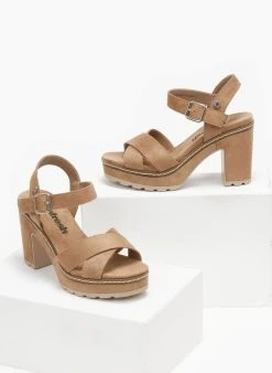 Πέδιλα με μπαρέτα Crossover Refresh 170695 - Τάουπε -The Fashion Project κατάστημα pedila me mpareta crossover refresh 170695 110466 ztk8