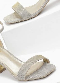 Xti Footwear Πέδιλα με μπαρέτα και Glitter Xti 141259 - Χρυσό -The Fashion Project κατάστημα pedila me mpareta kai glitter xti 141259 110240 w6cu