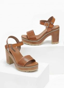 Πέδιλα με μπαρέτα Refresh 170777 - Τάουπε -The Fashion Project κατάστημα pedila me mpareta refresh 170777 110204 skfj