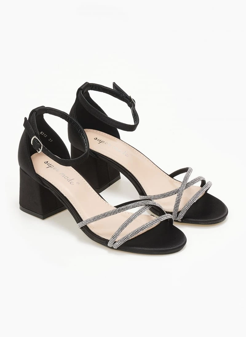 The Fashion Project Πέδιλα με μπαρέτα σατέν - Μαύρο 5 The Fashion Project Πέδιλα με μπαρέτα σατέν - Μαύρο - Image 5