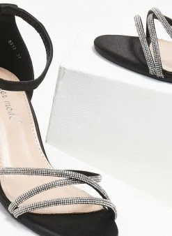 The Fashion Project Πέδιλα με μπαρέτα σατέν - Μαύρο 12 The Fashion Project Πέδιλα με μπαρέτα σατέν - Μαύρο -The Fashion Project κατάστημα pedila me mpareta saten 110660 oc00