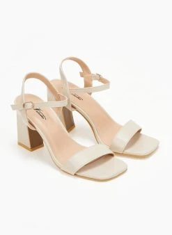 The Fashion Project Πέδιλα με μπαρέτα σε καρέ γραμμή - Μπεζ 12 The Fashion Project Πέδιλα με μπαρέτα σε καρέ γραμμή - Μπεζ -The Fashion Project κατάστημα pedila me mpareta se kare grammi 110657 u7gg