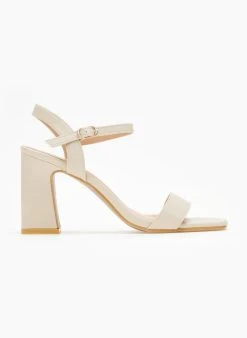 The Fashion Project Πέδιλα με μπαρέτα σε καρέ γραμμή - Μπεζ 8 The Fashion Project Πέδιλα με μπαρέτα σε καρέ γραμμή - Μπεζ -The Fashion Project κατάστημα pedila me mpareta se kare grammi 110657 wfcu