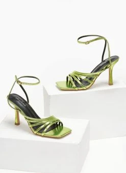 The Fashion Project Πέδιλα με μπαρέτα σε μεταλλικά χρώματα - Lime 5 The Fashion Project Πέδιλα με μπαρέτα σε μεταλλικά χρώματα - Lime -The Fashion Project κατάστημα pedila me mpareta se metallika xrwmata 111031 su7n