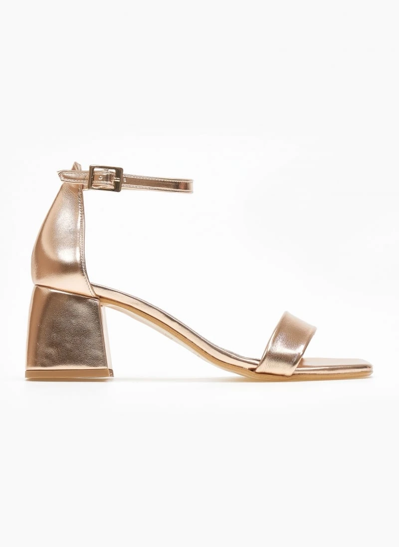 Πέδιλα με μπαρέτα σε μεταλλικά χρώματα Tfp - Χαλκός 1 Πέδιλα με μπαρέτα σε μεταλλικά χρώματα Tfp - Χαλκός