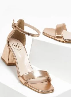 Πέδιλα με μπαρέτα σε μεταλλικά χρώματα Tfp - Χαλκός 6 Πέδιλα με μπαρέτα σε μεταλλικά χρώματα Tfp - Χαλκός -The Fashion Project κατάστημα pedila me mpareta se metallika xrwmata tfp 110930 ve47