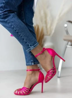 The Fashion Project Πέδιλα με μπαρέτα υφασμάτινα - Φούξια