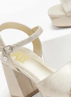 Xti Footwear Πέδιλα με μπαρέτα Xti 141471 - Χρυσό -The Fashion Project κατάστημα pedila me mpareta xti 141471 110476 8zw8