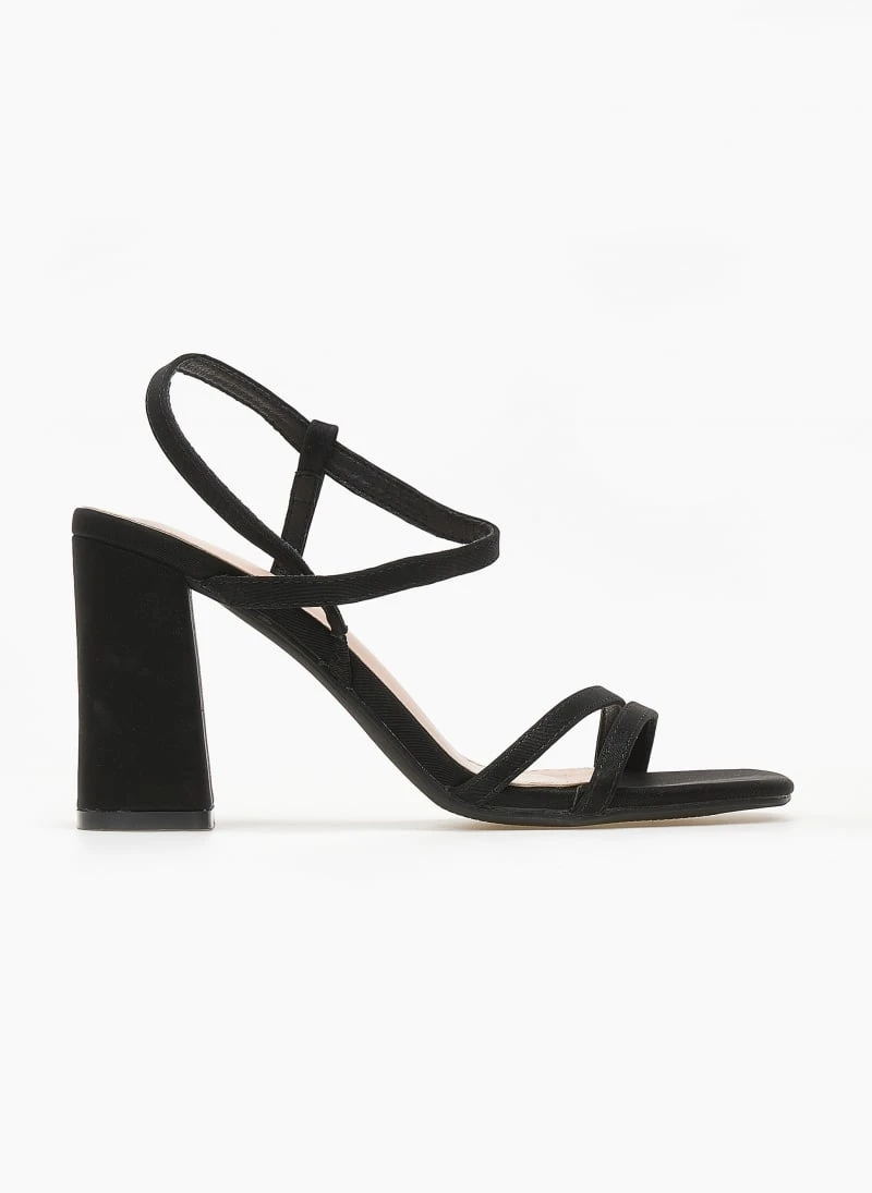 The Fashion Project Πέδιλα με περαστό λουράκι - Μαύρο 1 The Fashion Project Πέδιλα με περαστό λουράκι - Μαύρο