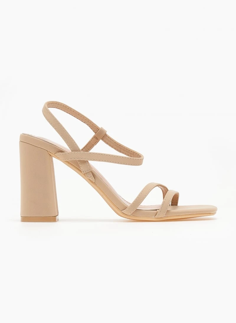 The Fashion Project Πέδιλα με περαστό λουράκι - Τάουπε 2 The Fashion Project Πέδιλα με περαστό λουράκι - Τάουπε - Image 2