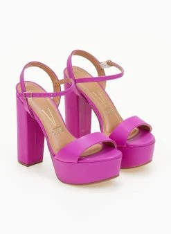Πέδιλα με φιάπα Vizzano 6282.455 - Magenta -The Fashion Project κατάστημα pedila me psili fiapa vizzano 6282455 106448 dmk5