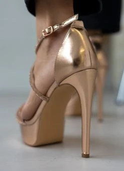 The Fashion Project Πέδιλα με στρας και φιάπα - Χαλκός 11 The Fashion Project Πέδιλα με στρας και φιάπα - Χαλκός -The Fashion Project κατάστημα pedila me stras kai fiapa 110583 iy2h