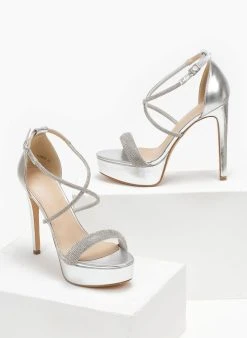 The Fashion Project Πέδιλα με στρας και φιάπα - Ασημί 9 The Fashion Project Πέδιλα με στρας και φιάπα - Ασημί -The Fashion Project κατάστημα pedila me strass kai fiapa 110582 21oh