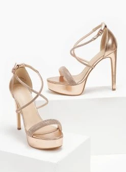 The Fashion Project Πέδιλα με στρας και φιάπα - Χαλκός 8 The Fashion Project Πέδιλα με στρας και φιάπα - Χαλκός -The Fashion Project κατάστημα pedila me strass kai fiapa 110583 dch0