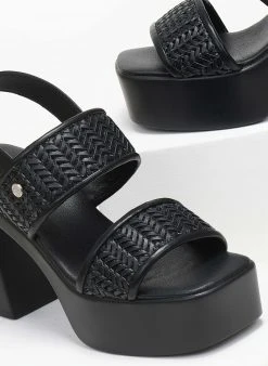 WALK ME Πέδιλα με σχέδιο ψάθα Xti 141256 - Μαύρο 9 WALK ME Πέδιλα με σχέδιο ψάθα Xti 141256 - Μαύρο -The Fashion Project κατάστημα pedila me sxedio psatha xti 141256 110484 1b4v