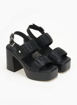 WALK ME Πέδιλα με σχέδιο ψάθα Xti 141256 - Μαύρο 12 WALK ME Πέδιλα με σχέδιο ψάθα Xti 141256 - Μαύρο -The Fashion Project κατάστημα pedila me sxedio psatha xti 141256 110484 6tno