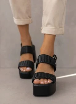 WALK ME Πέδιλα με σχέδιο ψάθα Xti 141256 - Μαύρο 13 WALK ME Πέδιλα με σχέδιο ψάθα Xti 141256 - Μαύρο -The Fashion Project κατάστημα pedila me sxedio psatha xti 141256 110484 io17