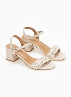 The Fashion Project Πέδιλα με χαμηλό τακούνι - Μπεζ -The Fashion Project κατάστημα pedila me xamilo takouni 111397 h7w6