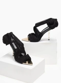 The Fashion Project Πέδιλα Lace Up - Μαύρο 7 The Fashion Project Πέδιλα Lace Up - Μαύρο -The Fashion Project κατάστημα pedila mutera me lace up desimo 110943 g7b2