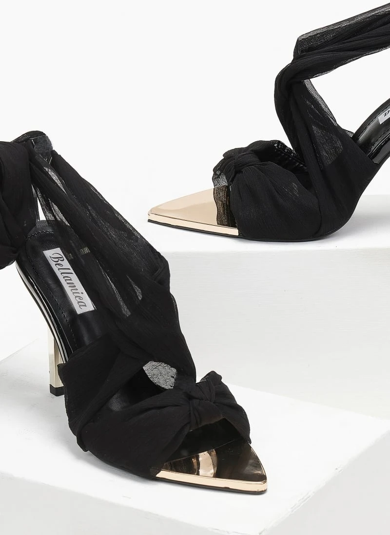 The Fashion Project Πέδιλα Lace Up - Μαύρο 3 The Fashion Project Πέδιλα Lace Up - Μαύρο - Image 3