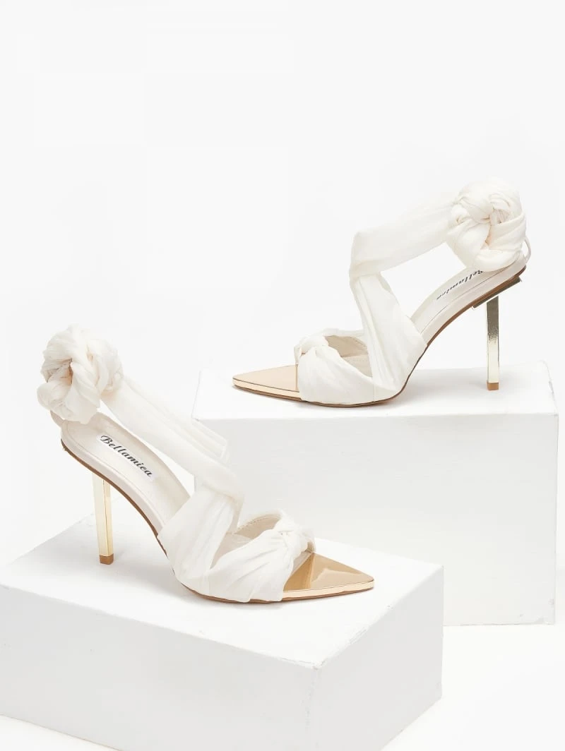 The Fashion Project Πέδιλα Lace Up - Ζαχαρί 2 The Fashion Project Πέδιλα Lace Up - Ζαχαρί - Image 2