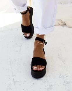 The Fashion Project Flatforms δερμάτινα με μπαρέτα - Μαύρο 12 The Fashion Project Flatforms δερμάτινα με μπαρέτα - Μαύρο -The Fashion Project κατάστημα pedila platformes apo kastori derma 91920 0pxs