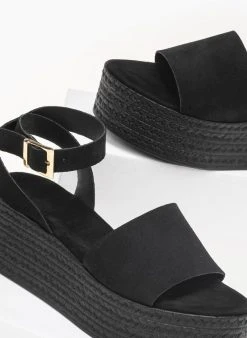 The Fashion Project Flatforms δερμάτινα με μπαρέτα - Μαύρο 15 The Fashion Project Flatforms δερμάτινα με μπαρέτα - Μαύρο -The Fashion Project κατάστημα pedila platformes apo kastori derma 91920 d4nw