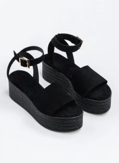 The Fashion Project Flatforms δερμάτινα με μπαρέτα - Μαύρο 17 The Fashion Project Flatforms δερμάτινα με μπαρέτα - Μαύρο -The Fashion Project κατάστημα pedila platformes apo kastori derma 91920 kt14