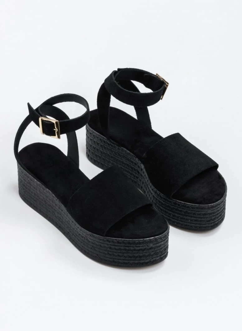 The Fashion Project Flatforms δερμάτινα με μπαρέτα - Μαύρο 8 The Fashion Project Flatforms δερμάτινα με μπαρέτα - Μαύρο - Image 8